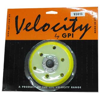 GPI 123MM DA PAD 6H VELCRO FACE - V3015 